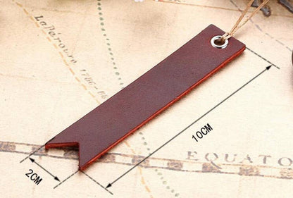 Leather Bookmark, engraved