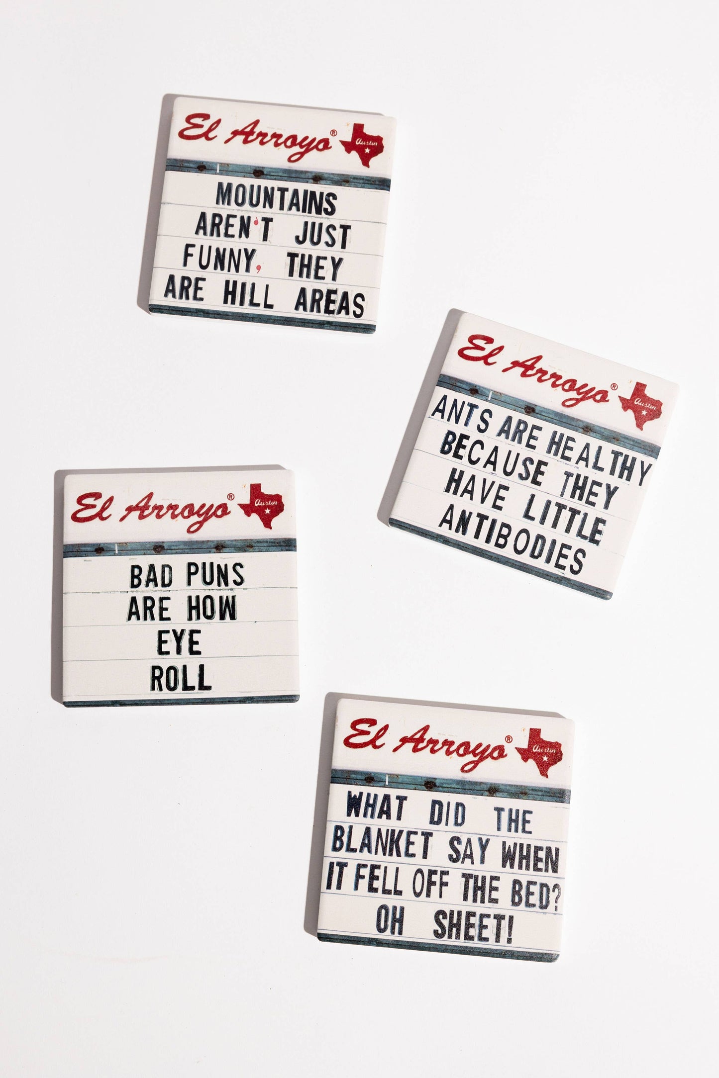 Coaster Set - Dad Jokes