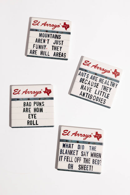 Coaster Set - Dad Jokes