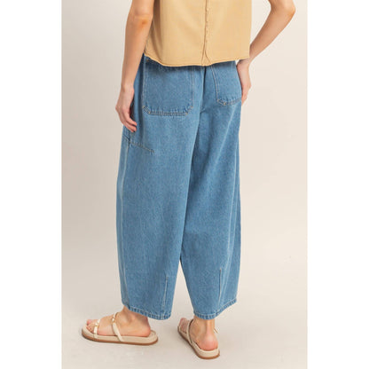 Wide Pants With Oversize Pockets