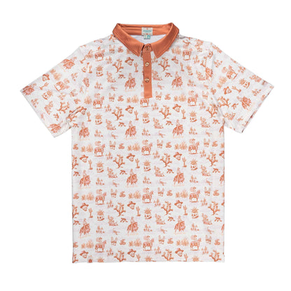 High Noon Performance Polo: Bronc Rider