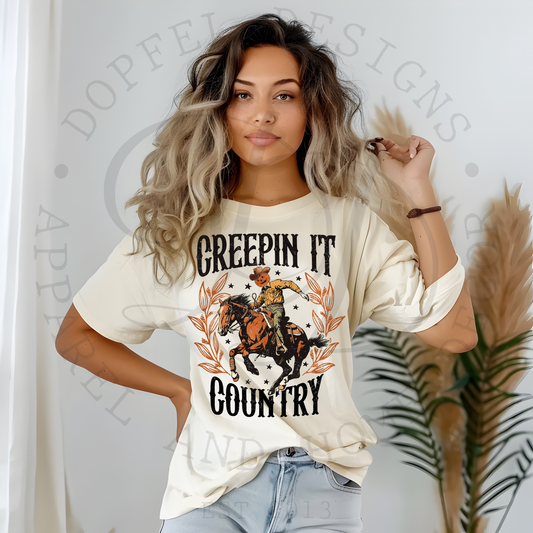 Creepin it Country Tee