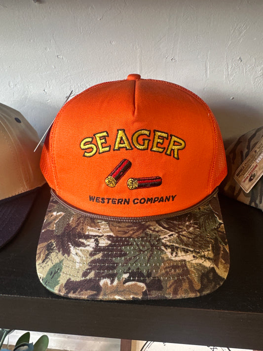 Seager Gone Huntin’ Camo/Orange Hat