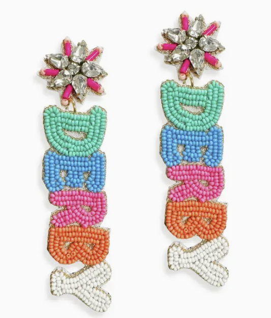 Derby Beaded Earrings