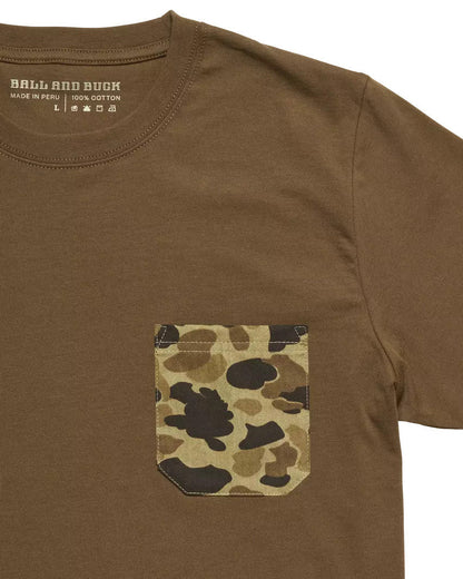 Pocket Tee Sepia/Camo