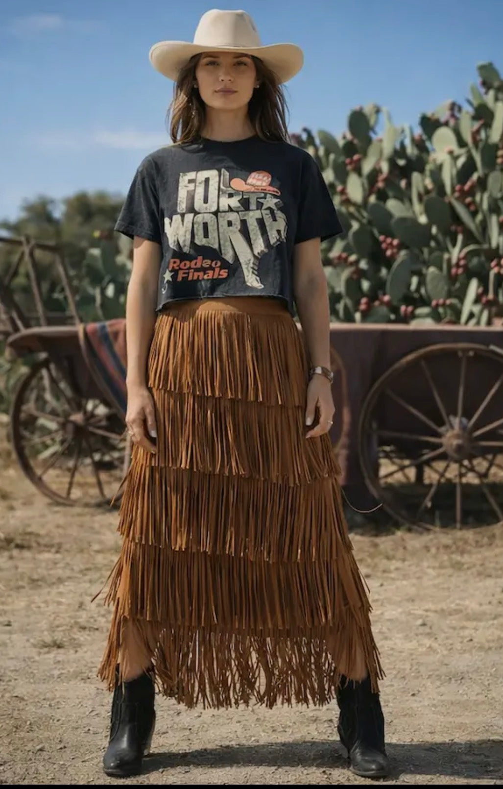 FTW State Rodeo ‘89 Crop Tee