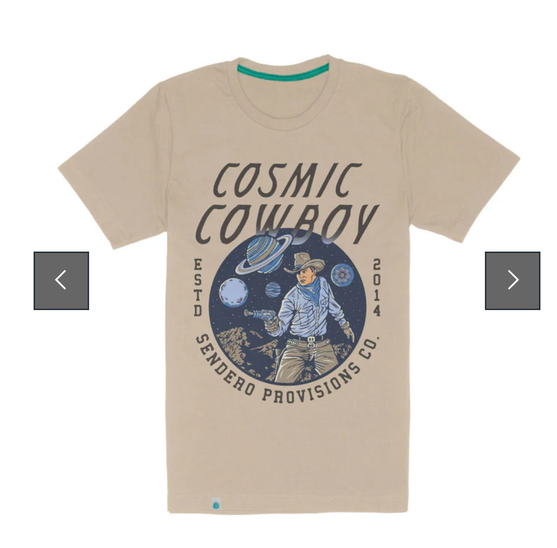 Cosmic Cowboy Tee (Sand)