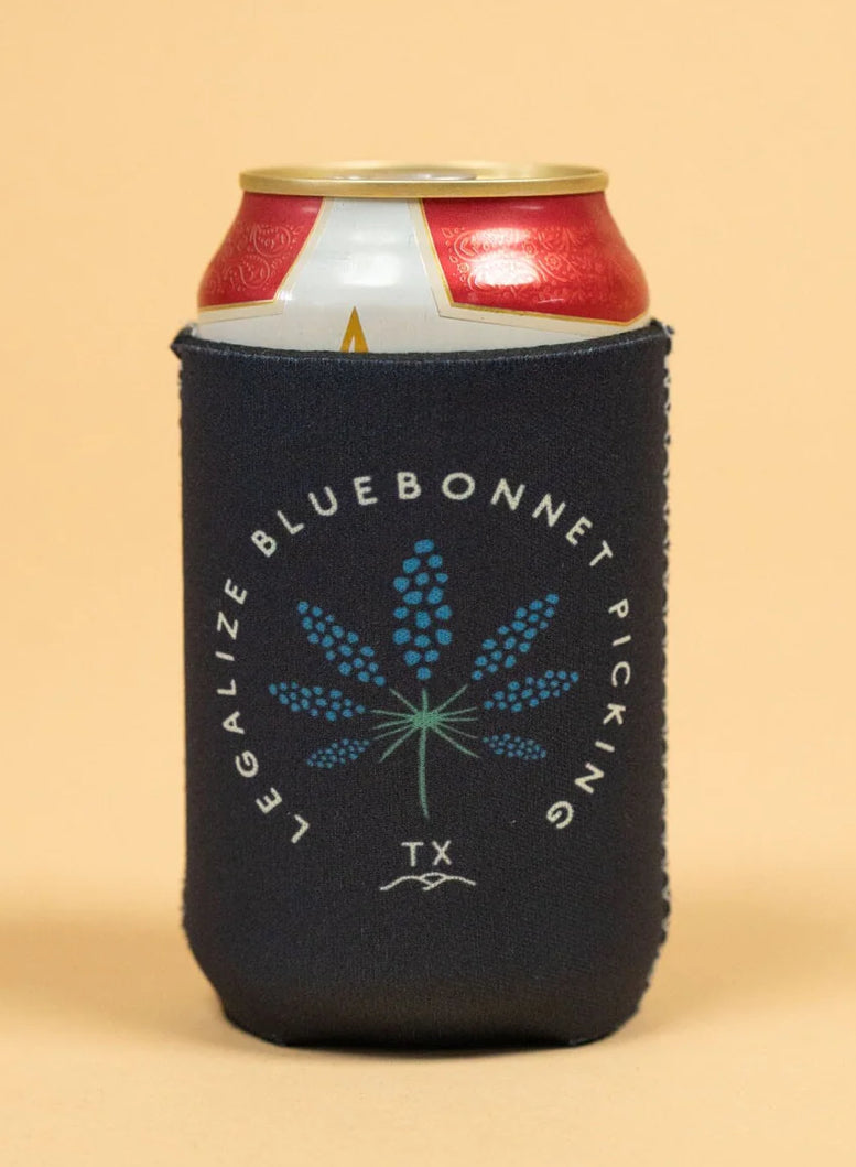 Legalize Bluebonnet Picking Koozie