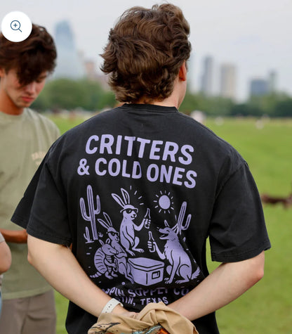 Critters & Cold Ones Tee