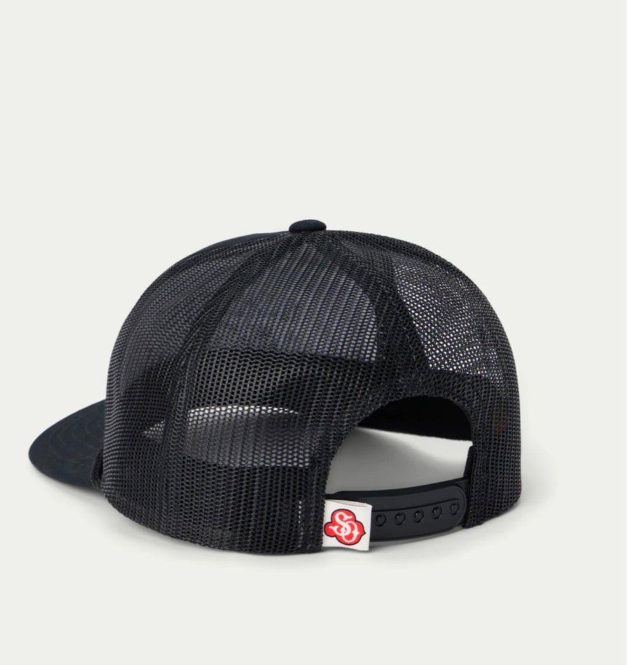 Longhorn Patch Trucker hat
