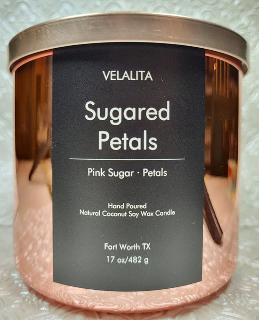 Sugared Petals Candle