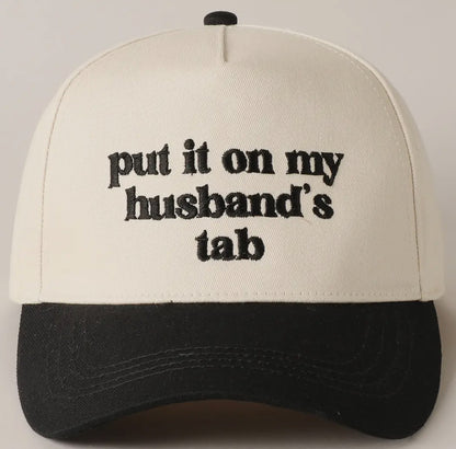 Husband’s Tab Canvas hat