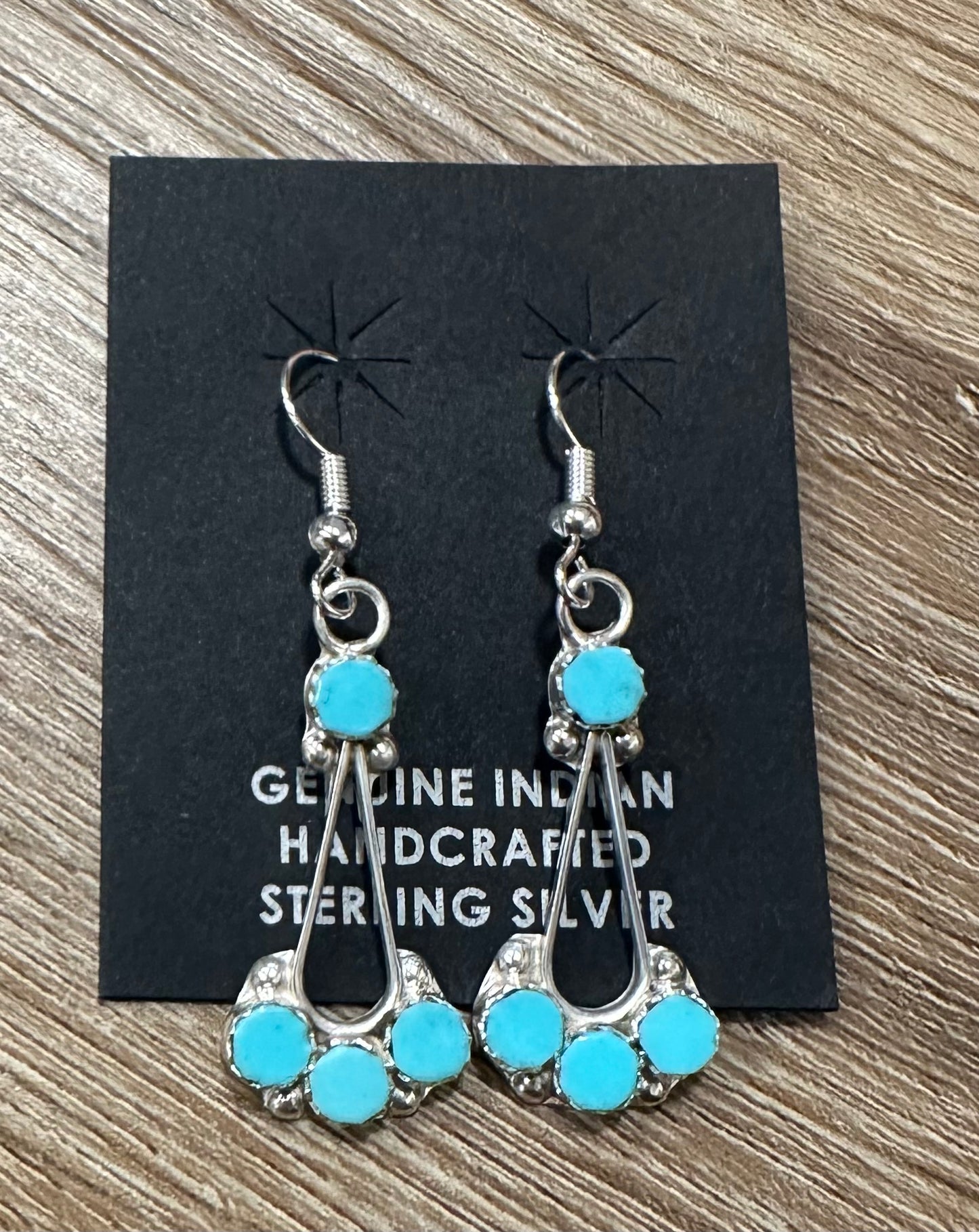 Turquoise (Sleeping Beauty) Sterling silver earrings