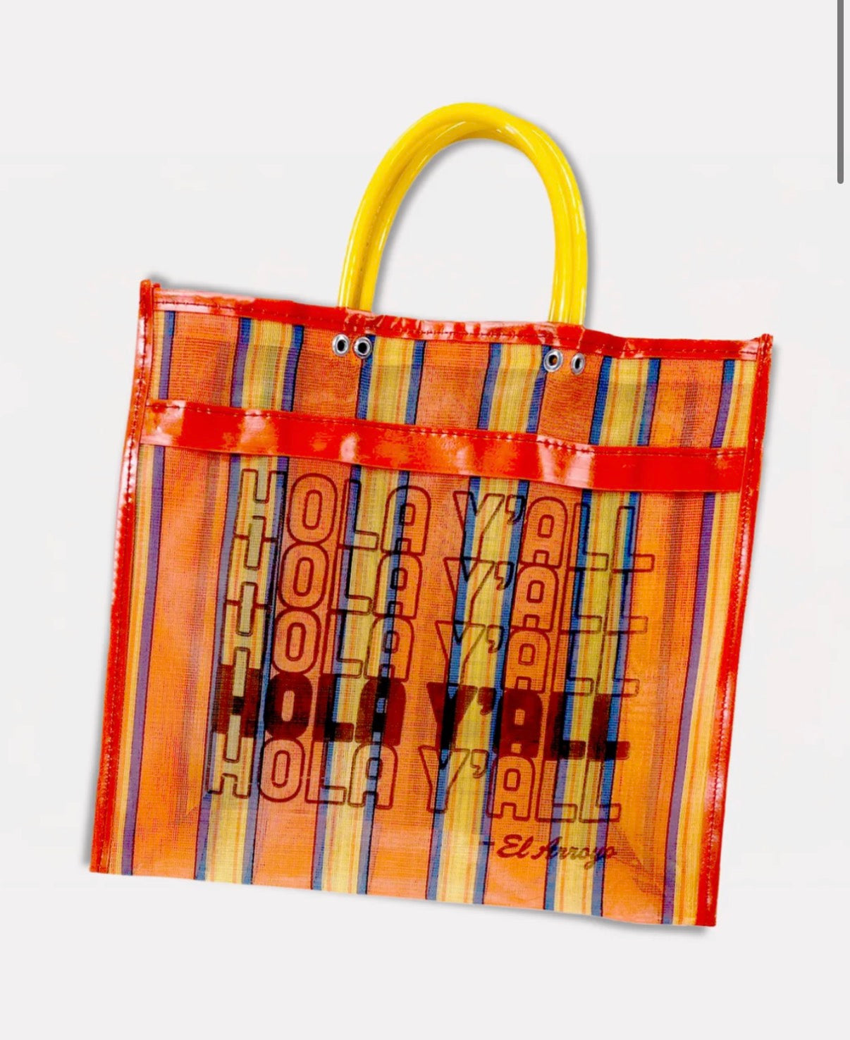 Hola Y’all Mini Mesh Tote