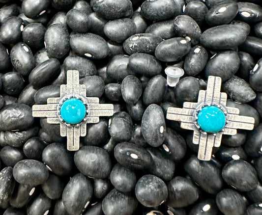 Turquoise Zia Turquoise earrings