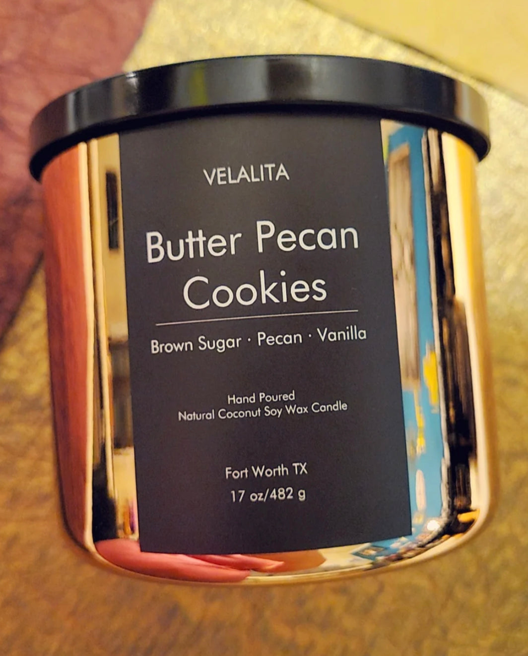 Butter Pecan Cookies 17 oz Candle