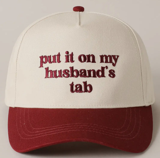 Husband’s Tab Canvas hat