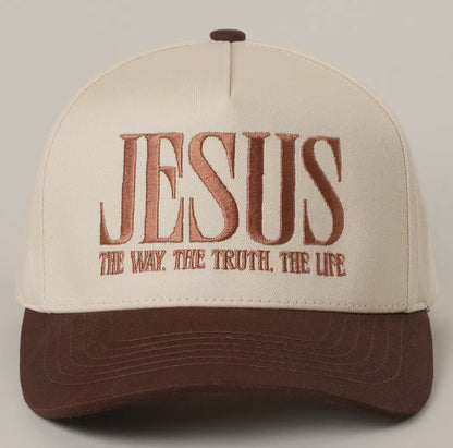 Jesus Way-Truth-Life Cap