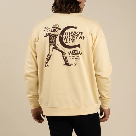 Cowboy Country Club Sweatshirt (Cream)