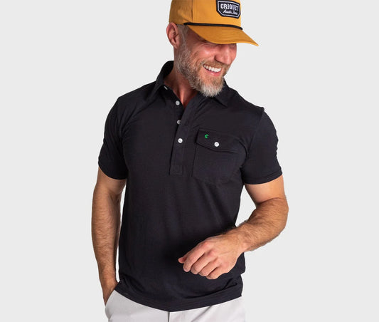 Criquet Performance Player Shirt Black