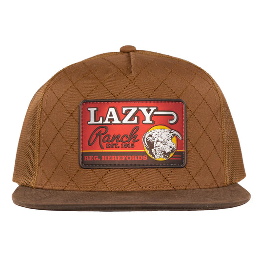 Lazy J Ranch Coyote/Brown Quilted