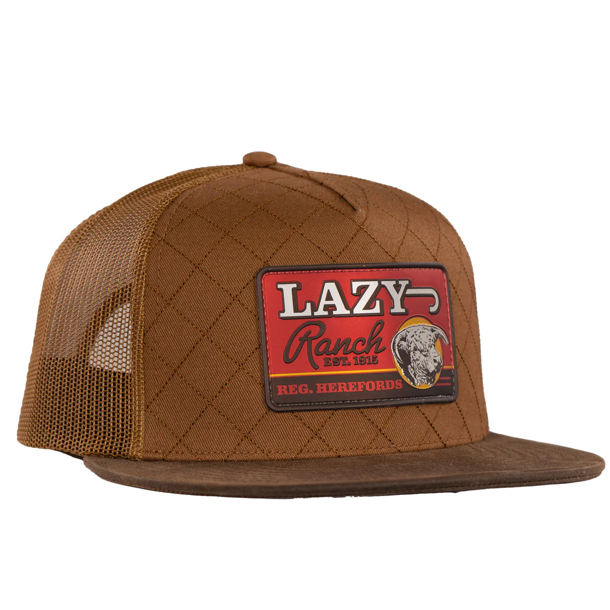Lazy J Ranch Coyote/Brown Quilted