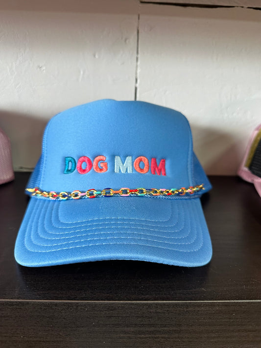 Dog Mom (Blue) Hat