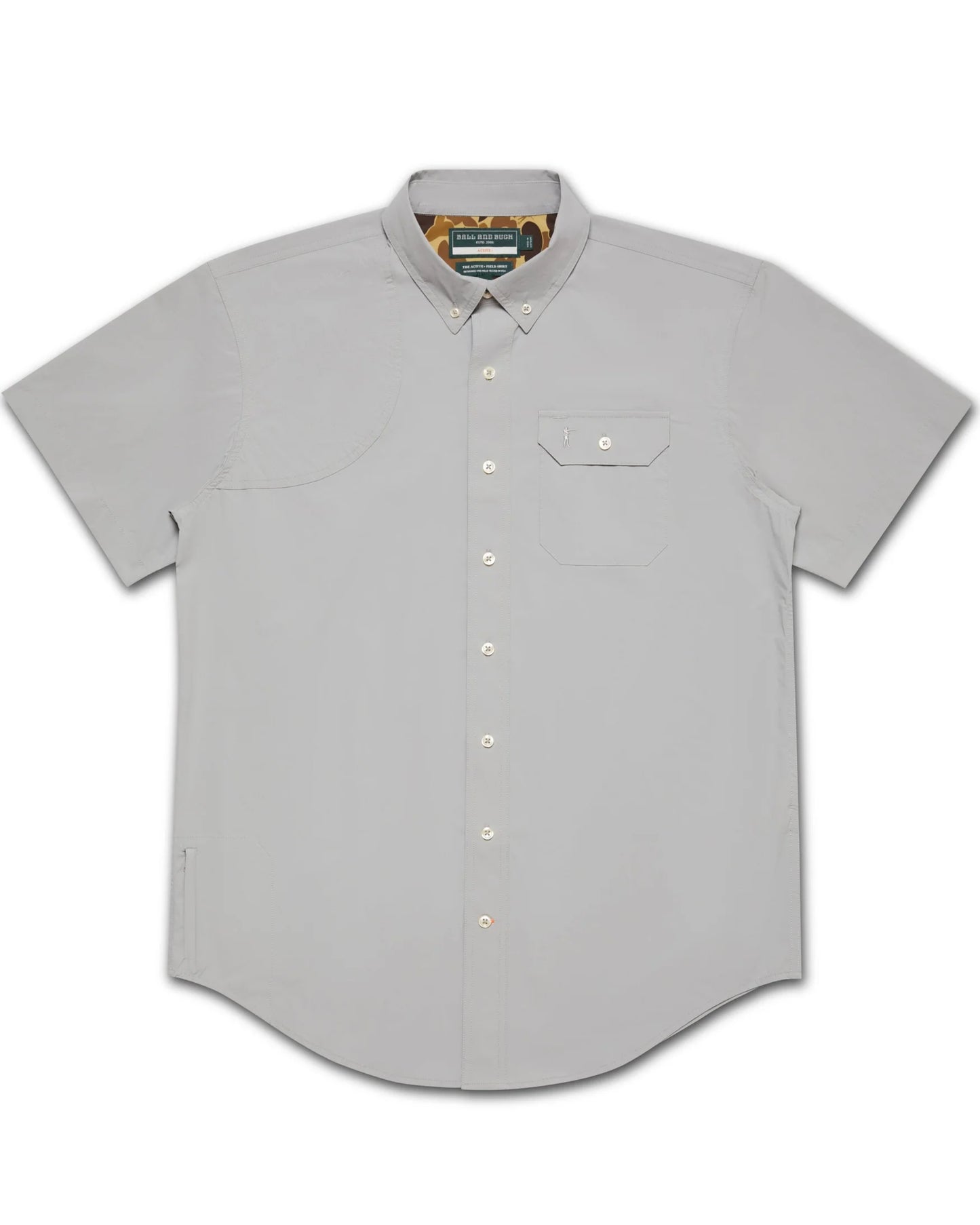 Active+Field Shirt SS Stone