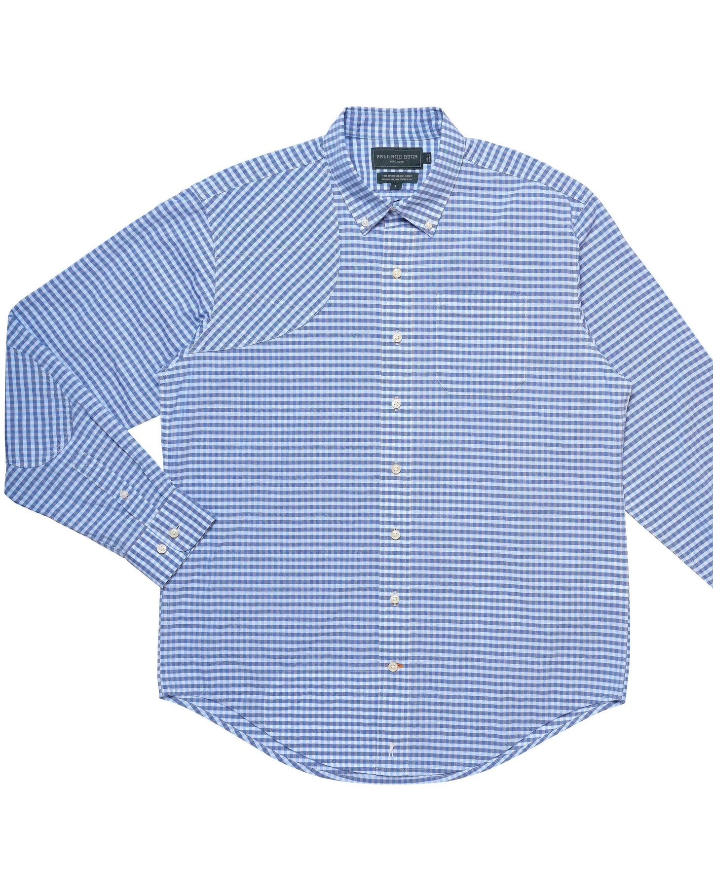 Sportsmans Shirt Blue Gingham