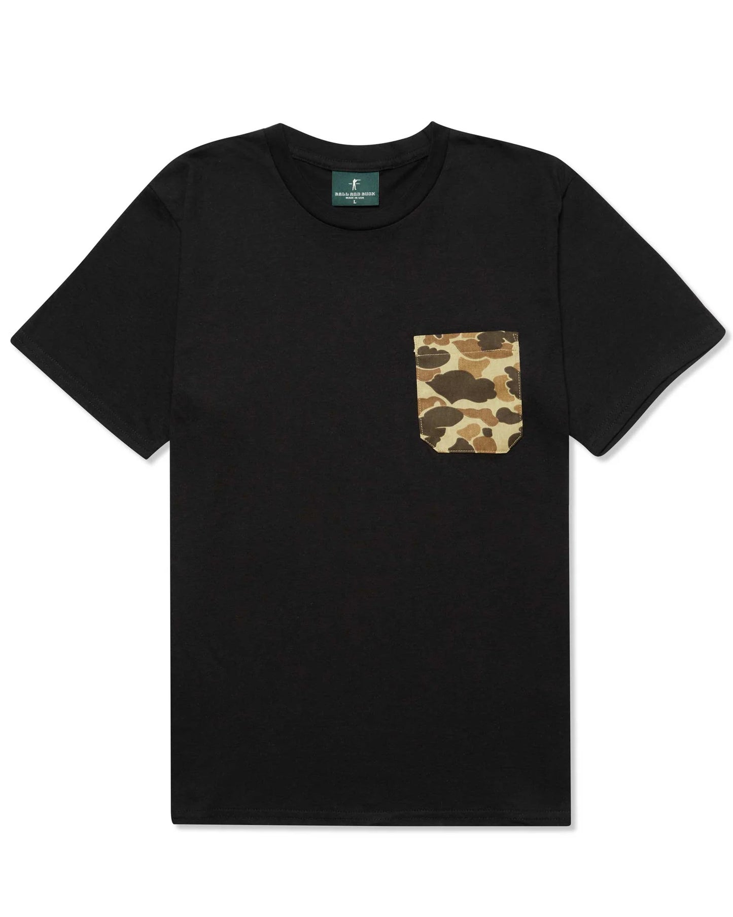 Pocket Tee Black/Original Camo