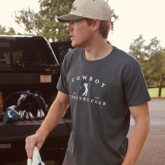 Golfer Logo Tee Navy