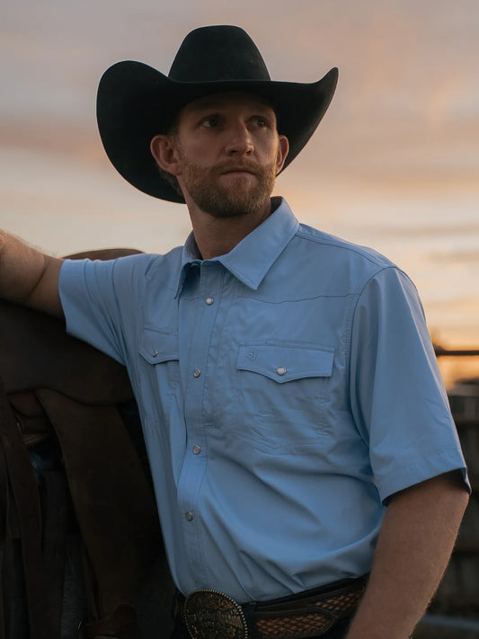 Rangetek Western Guide Shirt Sky SS