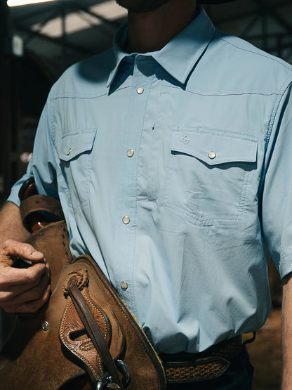 Rangetek Western Guide Shirt Sky SS