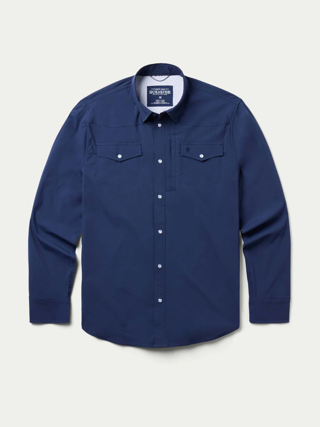 Rangetek Western Guide Shirt Navy LS