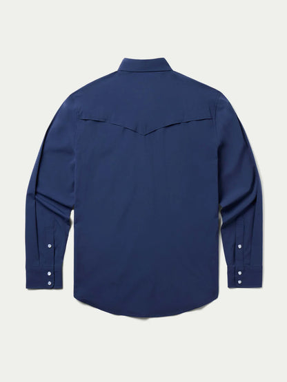 Rangetek Western Guide Shirt Navy LS