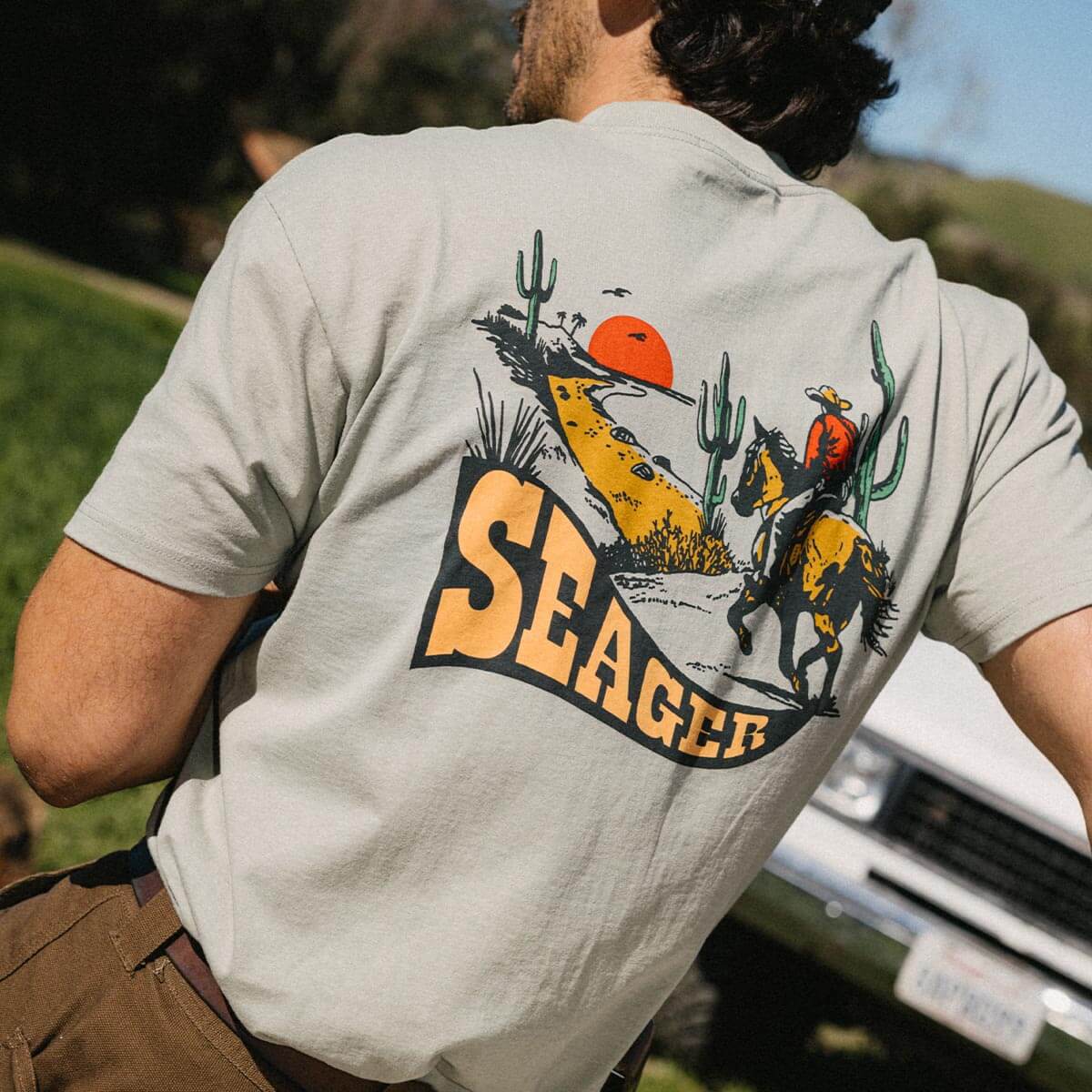 Long Ride Tee (Desert Green)