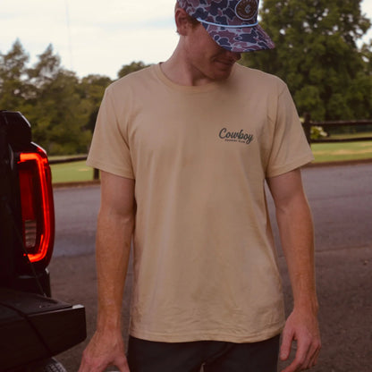 Cursive Club Shirt Cream
