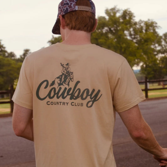 Cursive Club Shirt Cream