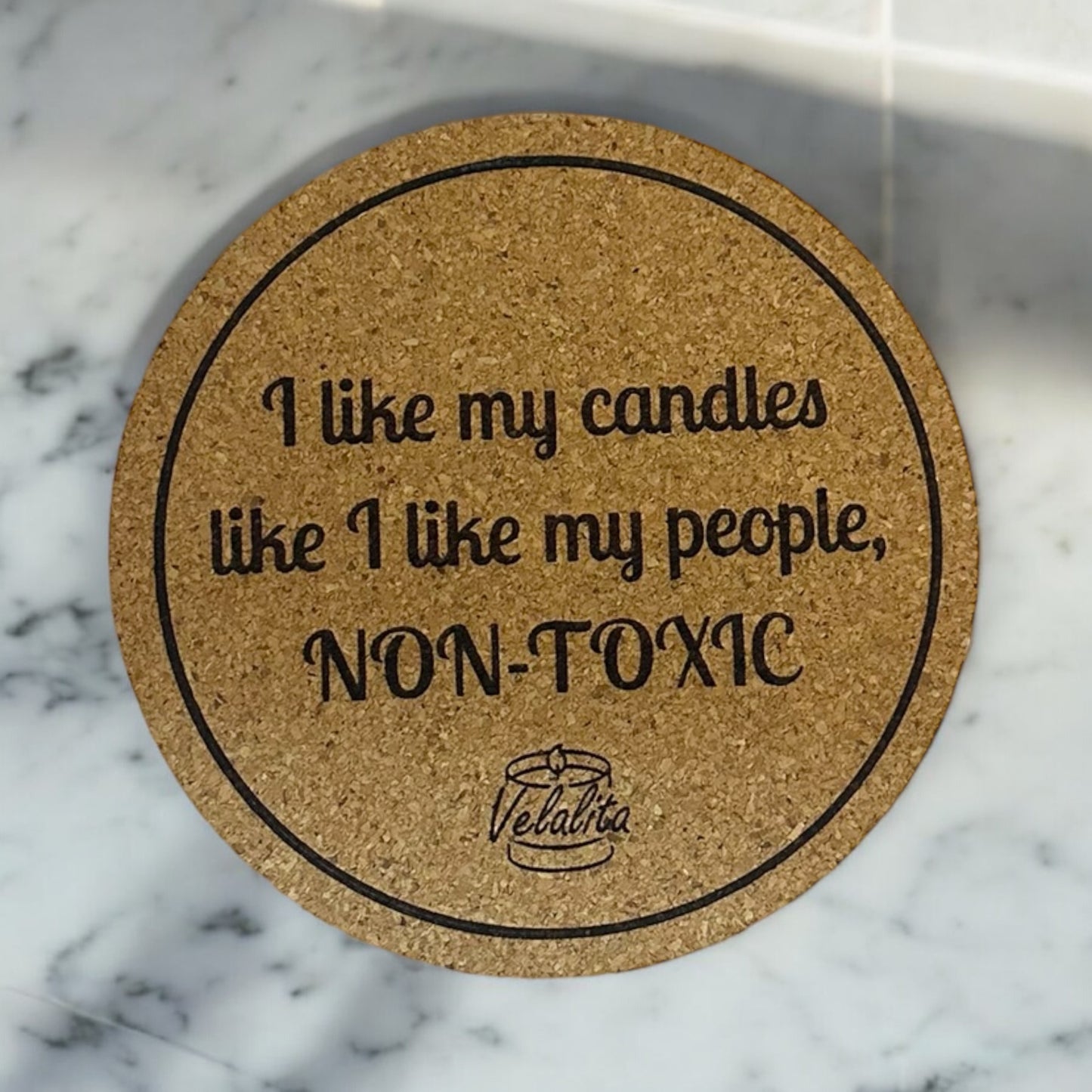 Non Toxic People coaster