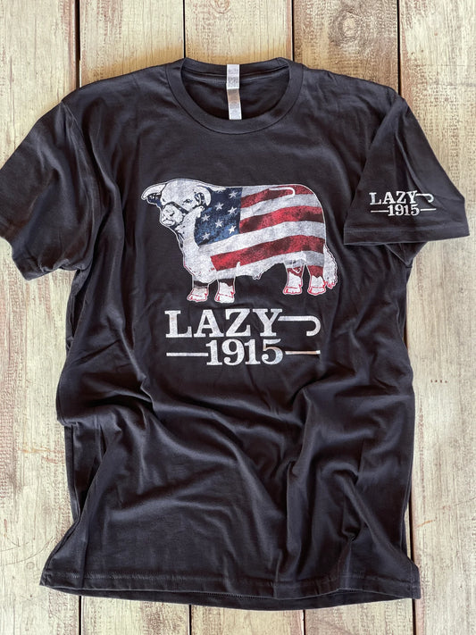 Lazy J American Flag shirt