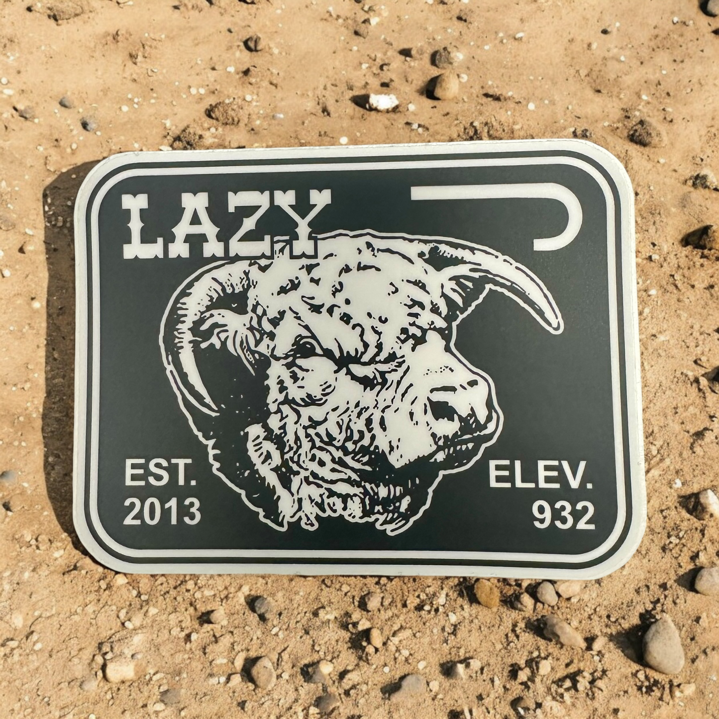 Lazy J Stickers