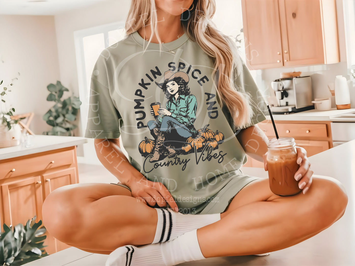 Pumpkin Spice and Country Vibes Tee