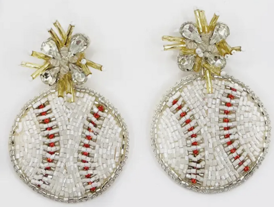 Baseball Statement Earrings