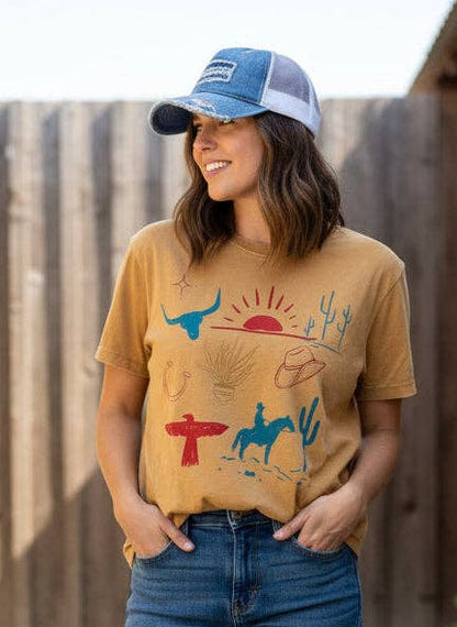 COWBOY THINGS TEE