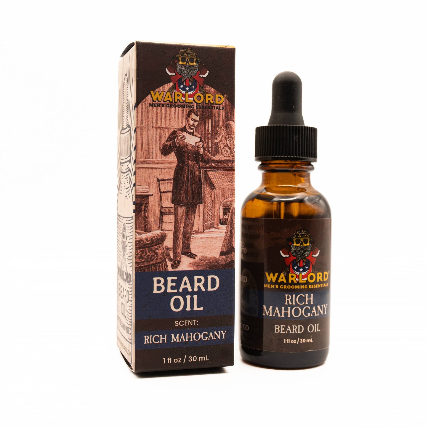 Rich Mahogany Beard Oil 1 oz.