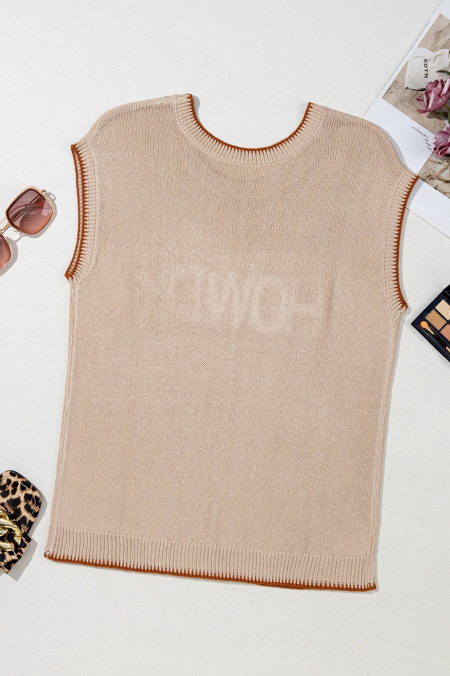 HOWDY Embroidered Knit Top