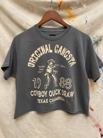Original Gangsta Relaxed Crop Tee