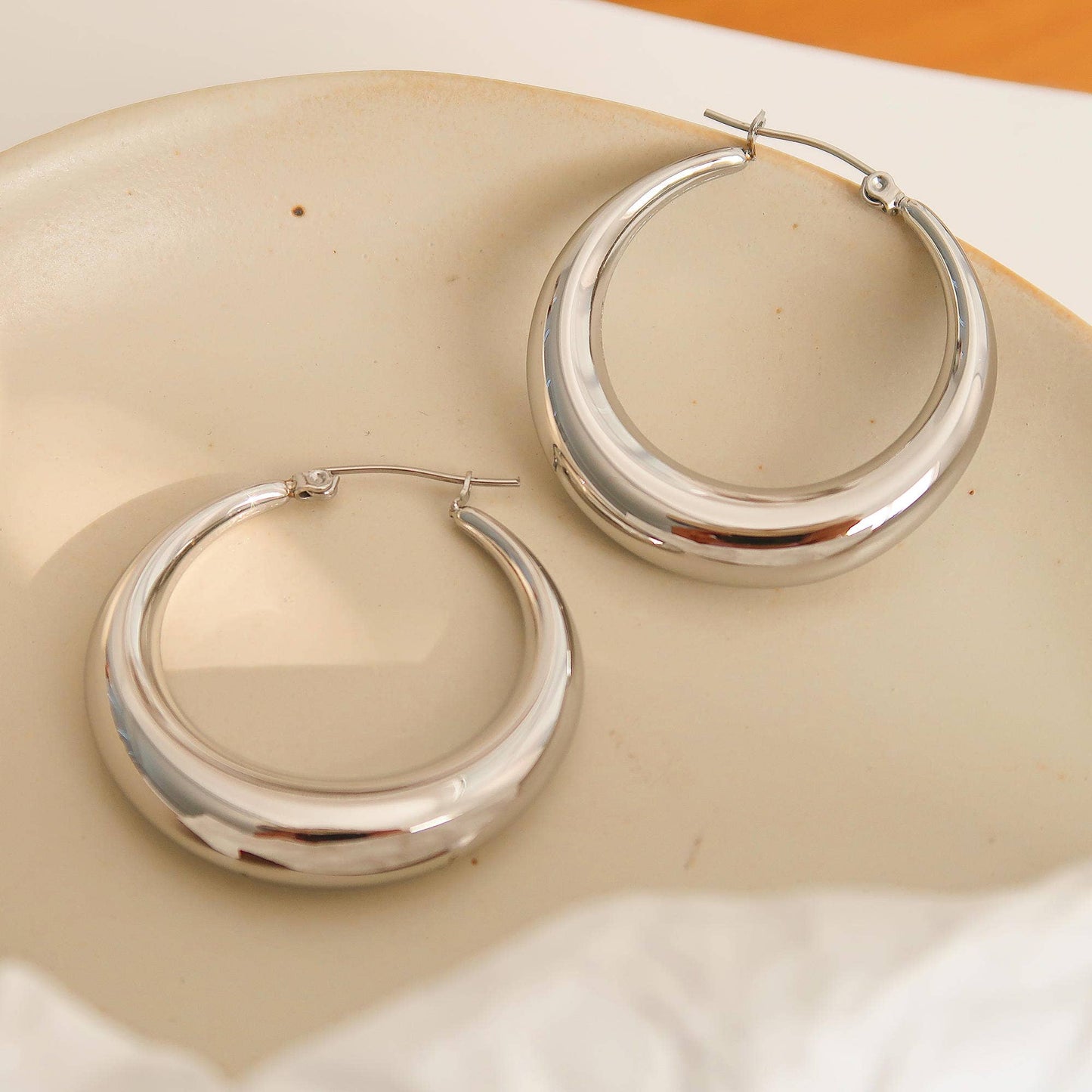 Galene Non-Tarnish Large Hoop
