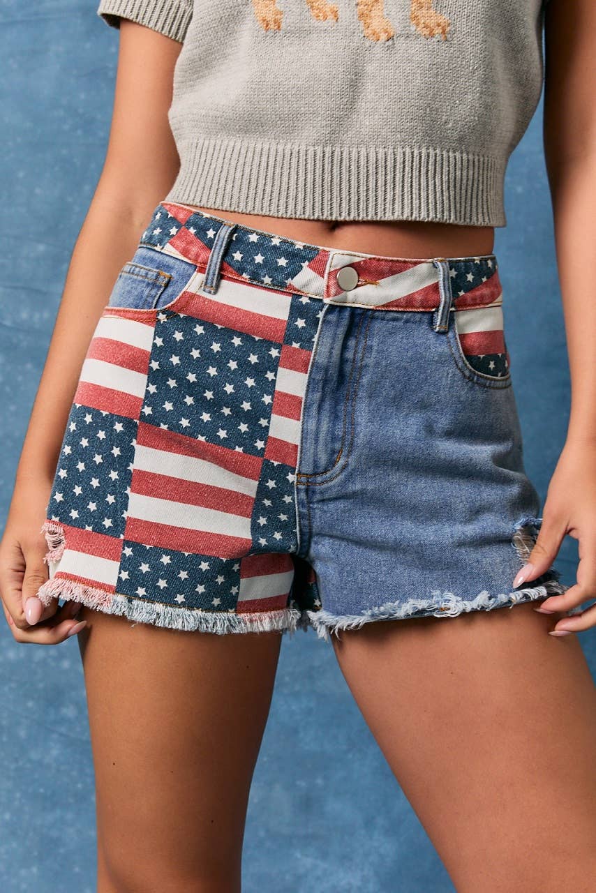 Americana Low Rise Shorts