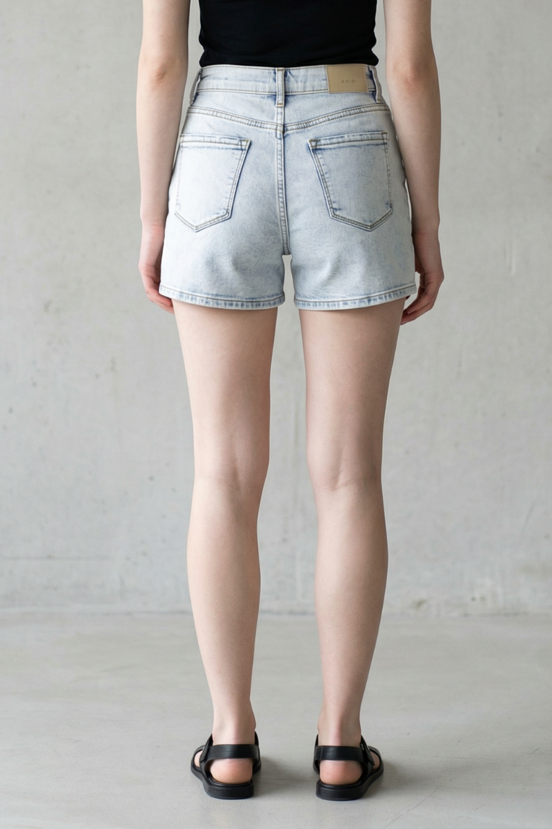HYBRID STYLE High Rise Midi Shorts